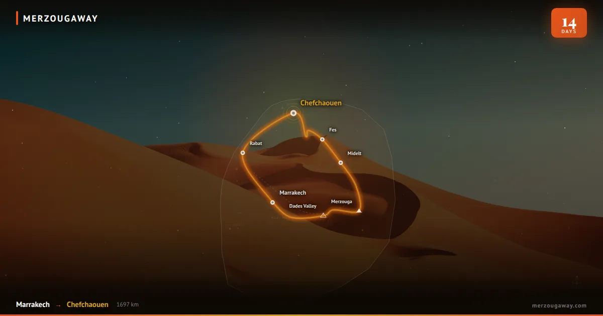 14-Day Morocco Highlights Grand Tour from Marrakech
